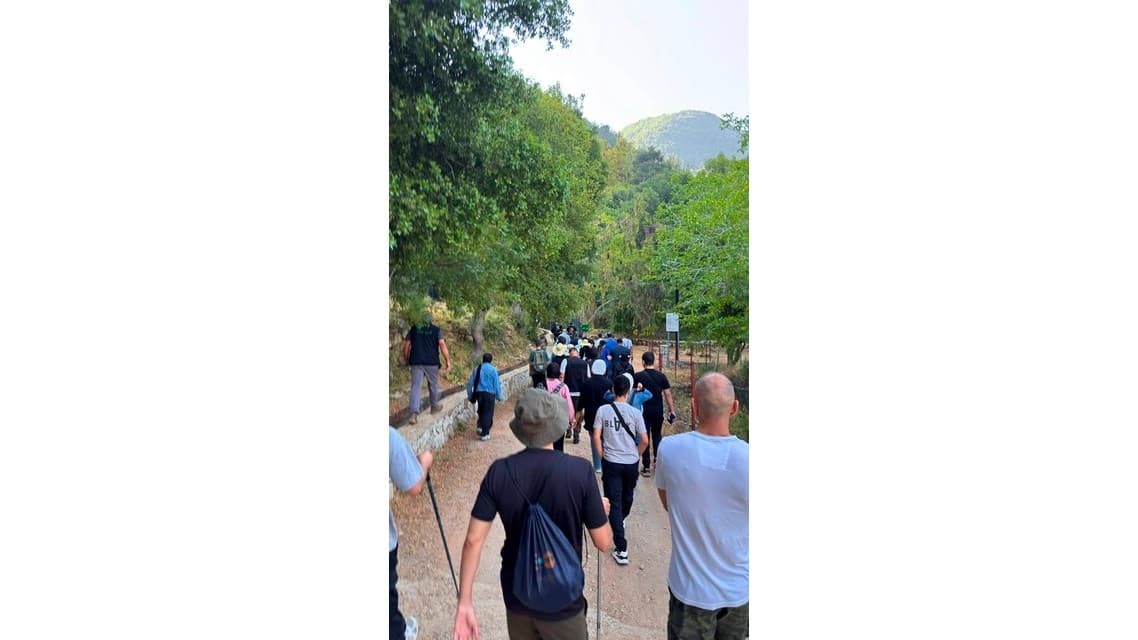 The Tunnel Trail organizes the first route outside of Minya and the destination was in our neighborhood Akkar
