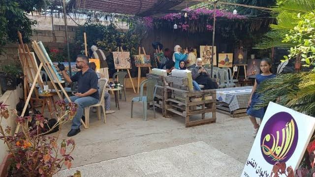 "نتعافى... لوحة وقصيدة" يوم فني في منزل الشاعر مردوك الشامي ببشامون