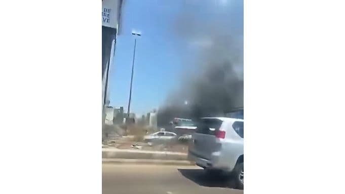 حريق كبير في الدورة