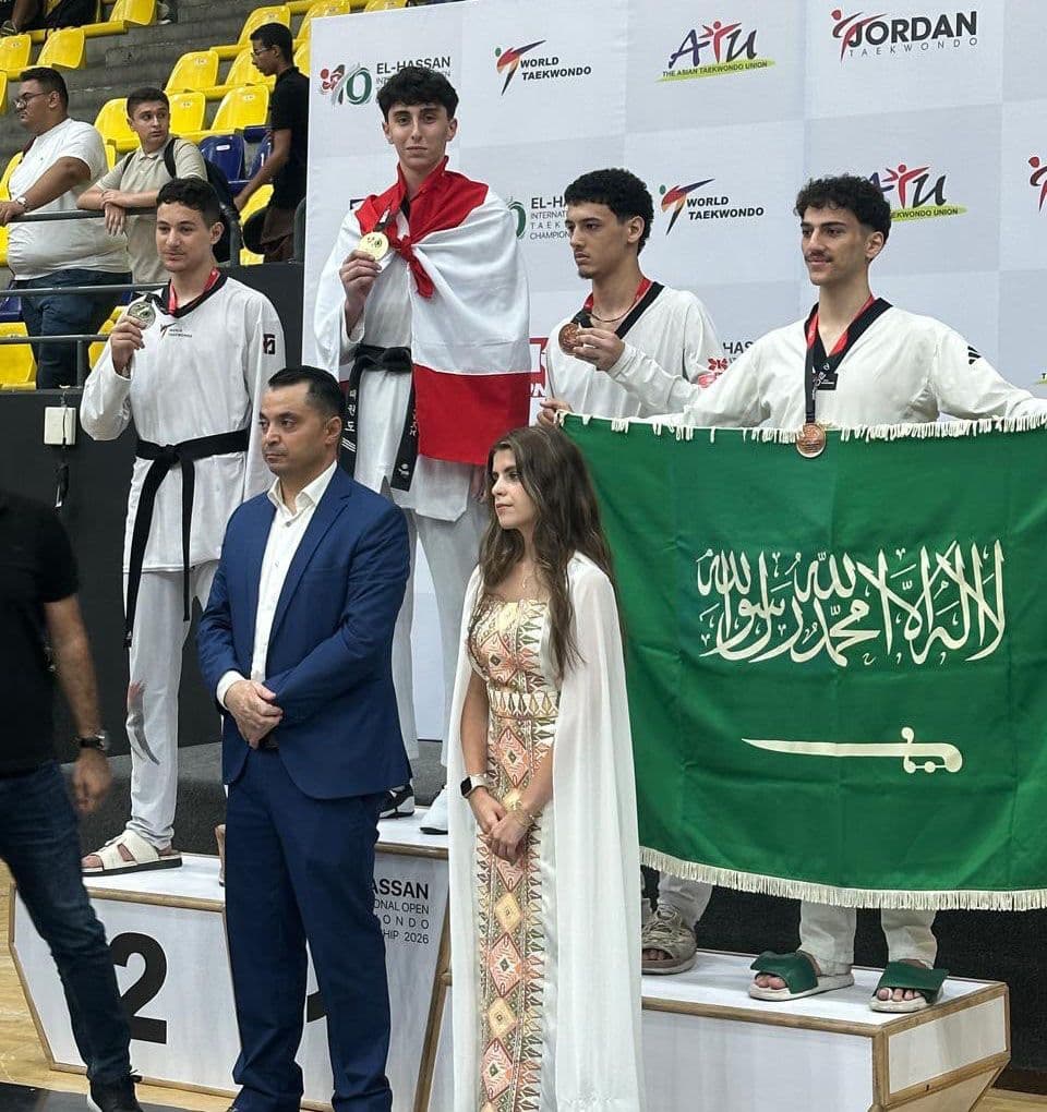 ذهبية وفضيتان وبرونزية للبنان في اليوم الثاني من "بطولة الحسن المفتوحة" الأردنية بالتايكواندو